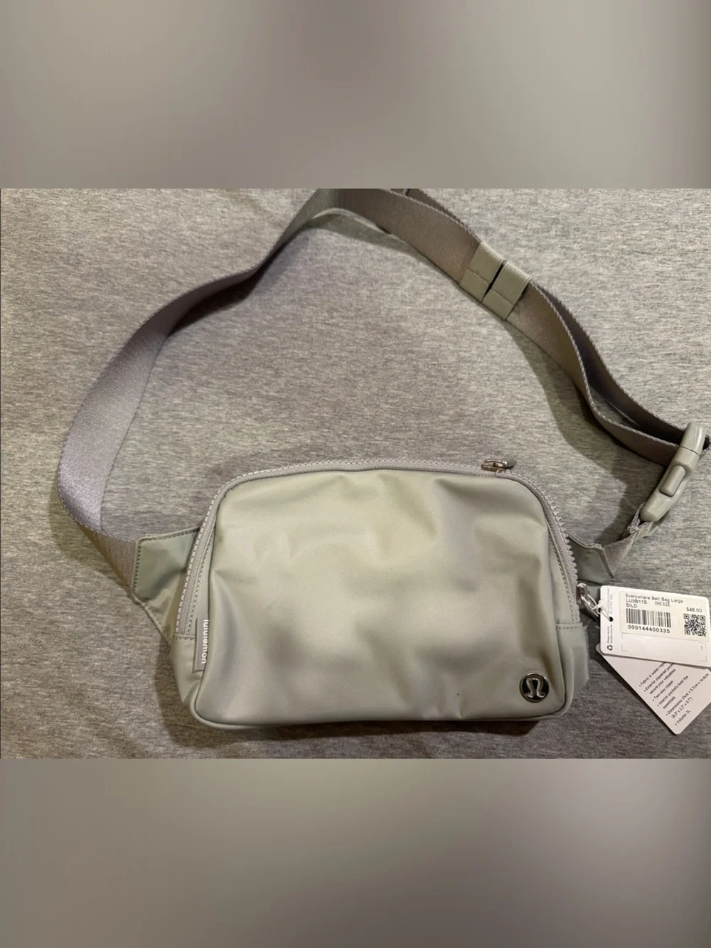 lululemon athletica Light Gray Everywhere Belt Bag Large New With Tags